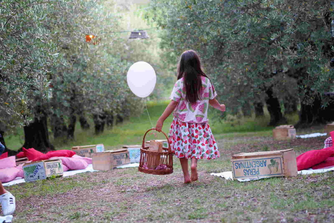 Scamporella picnic tra gli ulivi a Cesena in Romagna