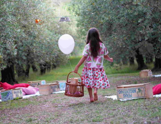 Scamporella picnic tra gli ulivi a Cesena in Romagna