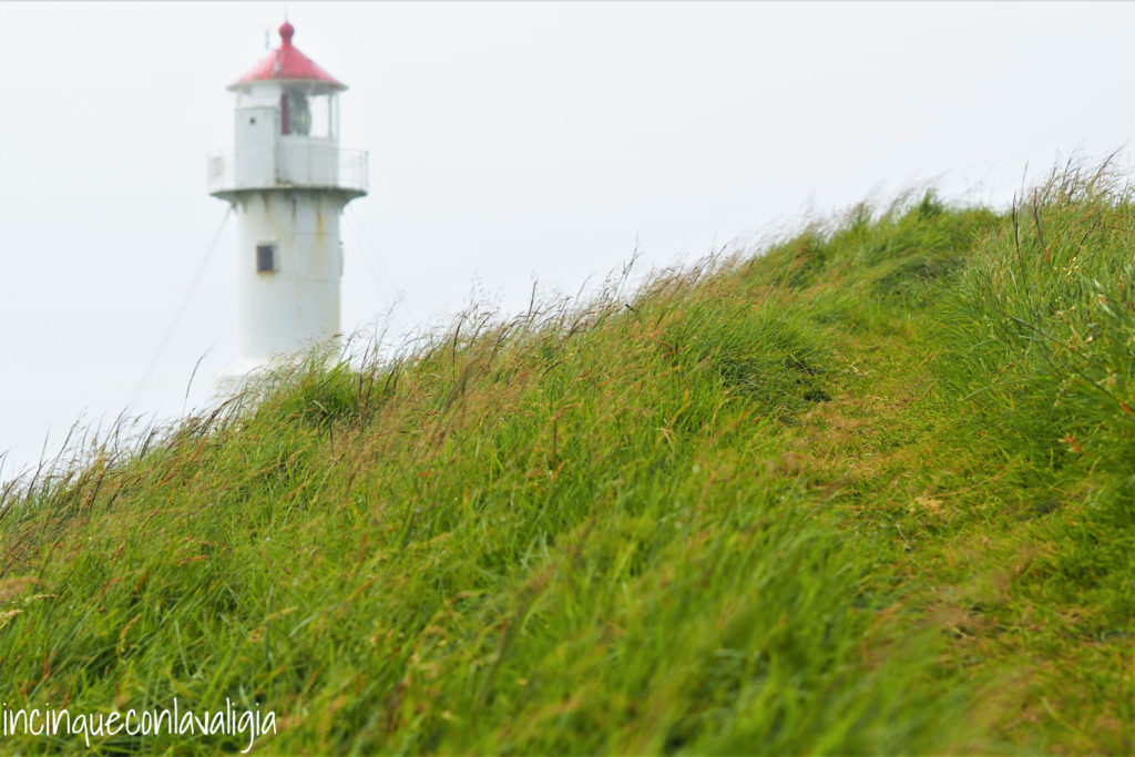 Hólmur Lighthouse a Mykines Faro di Mykines