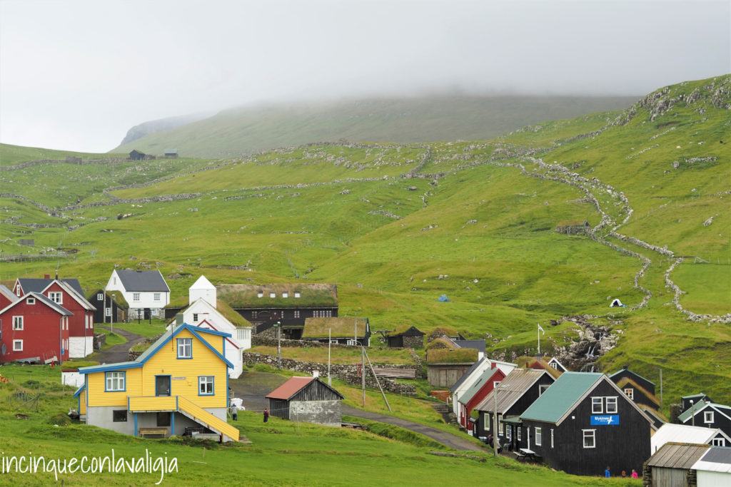 Villaggio a Mykines Villaggio a Mykines