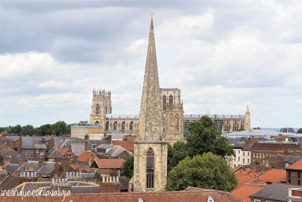 Cattedrale di York Skyline con la cattedrale di York sullo sfondo