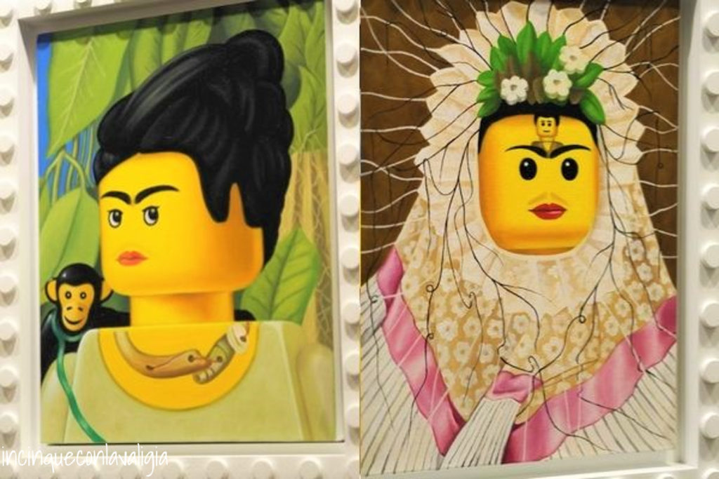 Frida Kahlo quadri di Lego