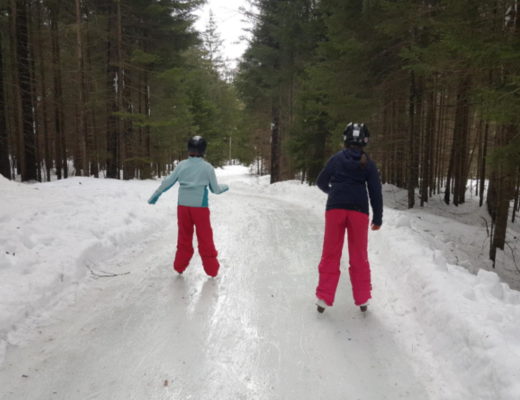 Pista di pattinaggio sul ghiaccio in Svizzera