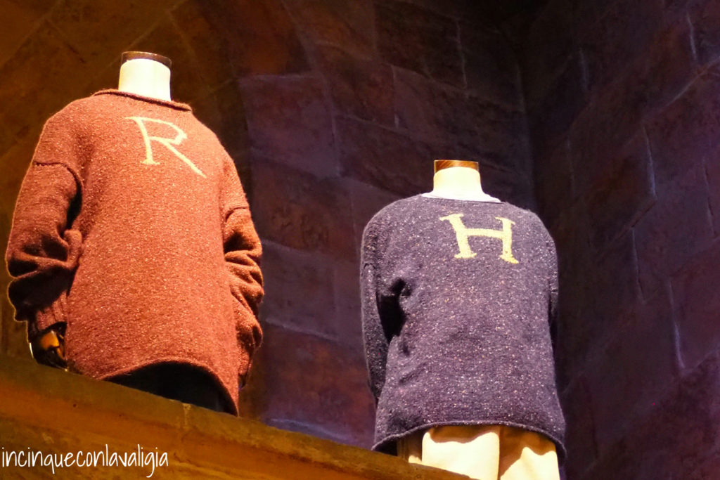 Studios Harry Potter a Natale Maglioni Ron e Harry potter
