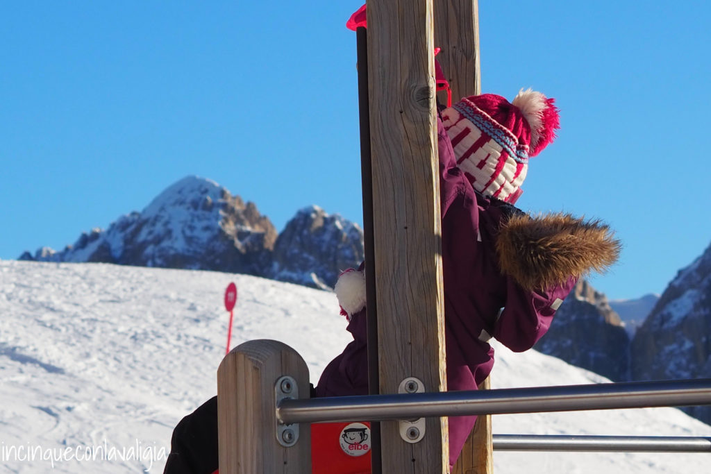 Parco giochi in quota Parco giochi rifugio Rossalm