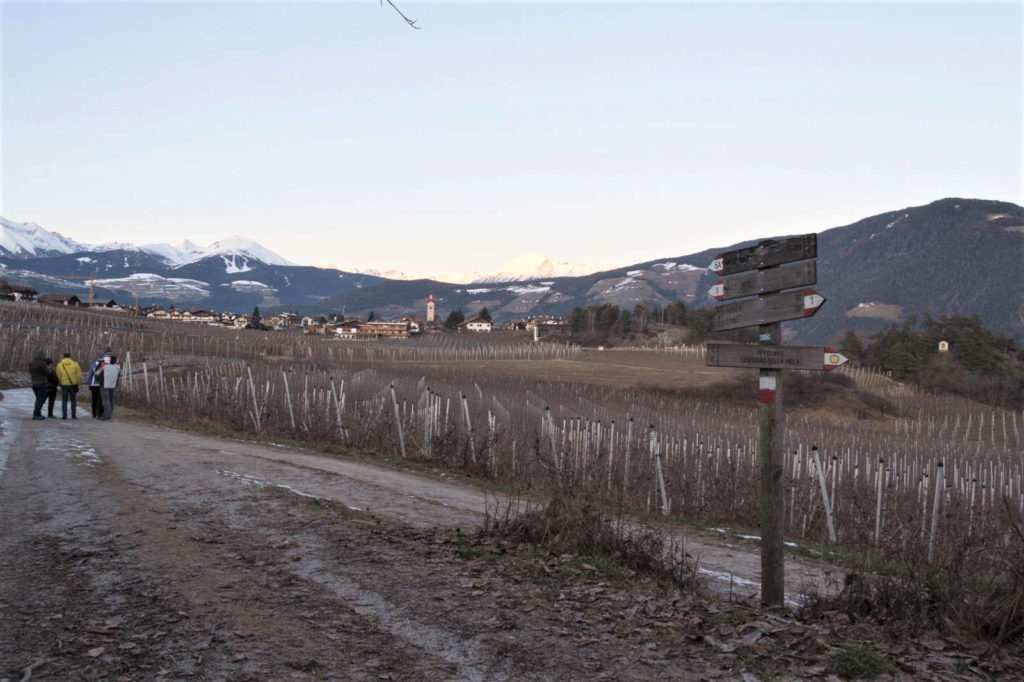 La casa a Naz in mezzo ai meleti