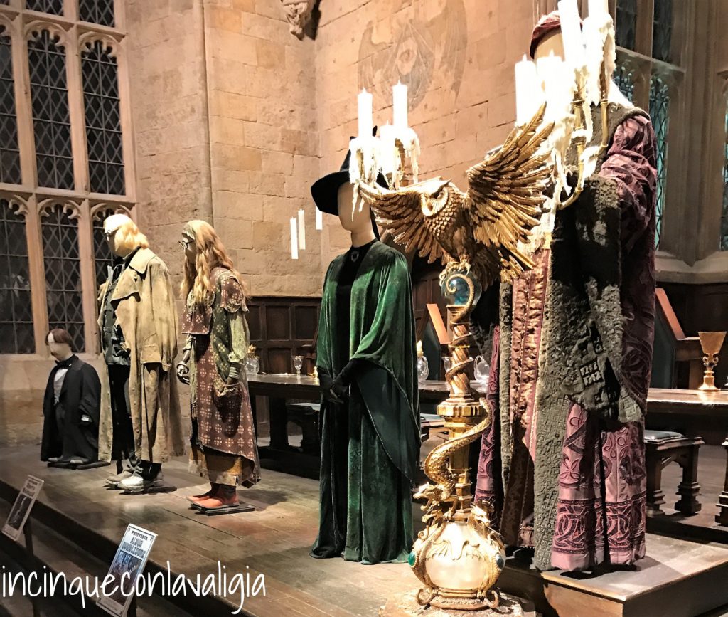 Harry Potter Studios la sala grande Sala grande Hogwarts Studios Harry Potter Londra