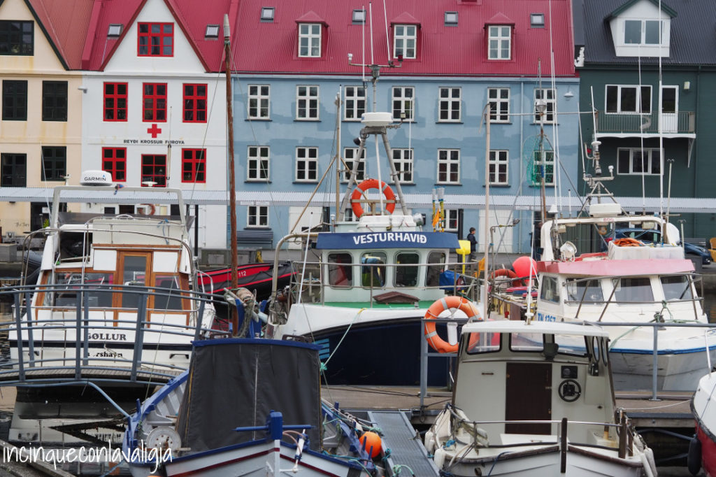 Il porto di Torshavn Torshavn porto