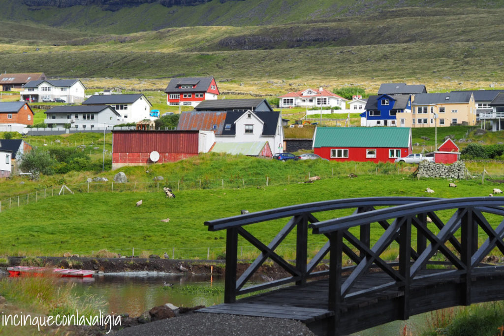 Villaggio di Viðareiði Isole Faroe Viðareiði