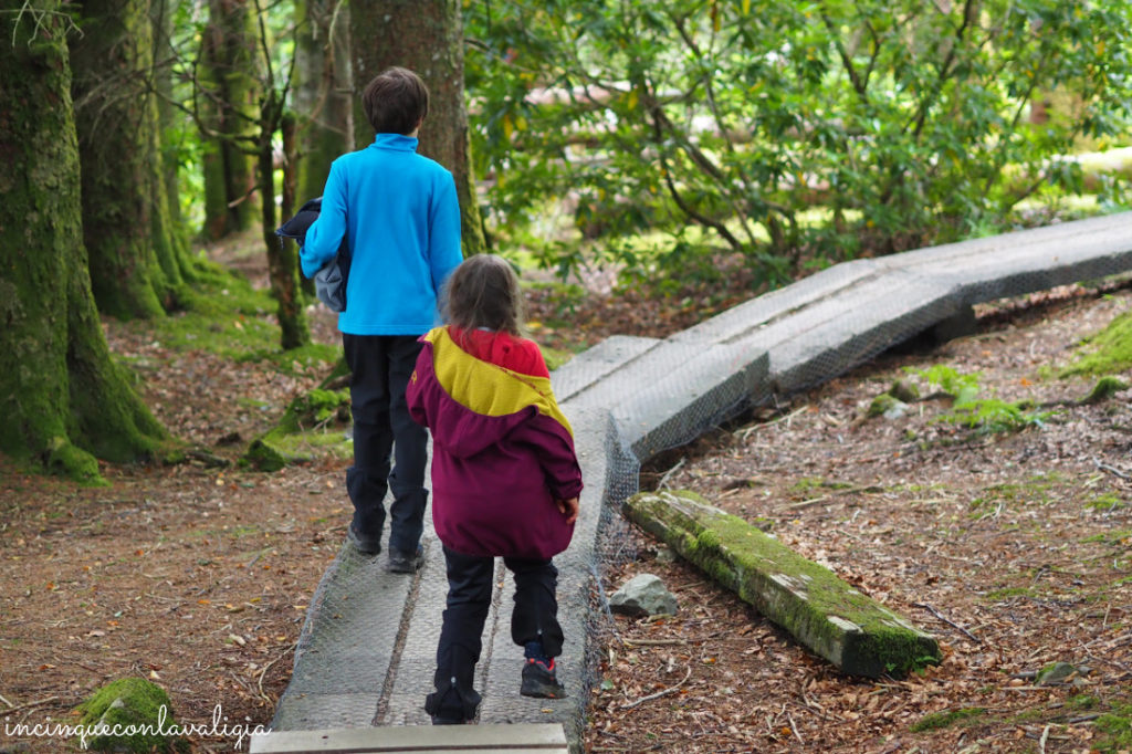 Glenfinnan passerella in legno Woodwalk Glenfinnan