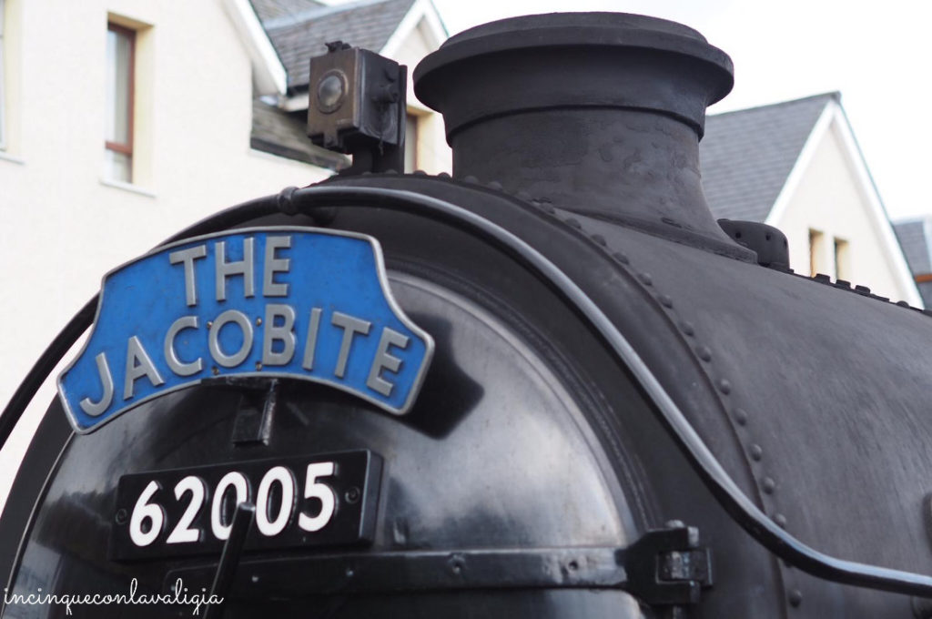 The Jacobite treno Harry Potter in Scozia the Jacobite locomotiva