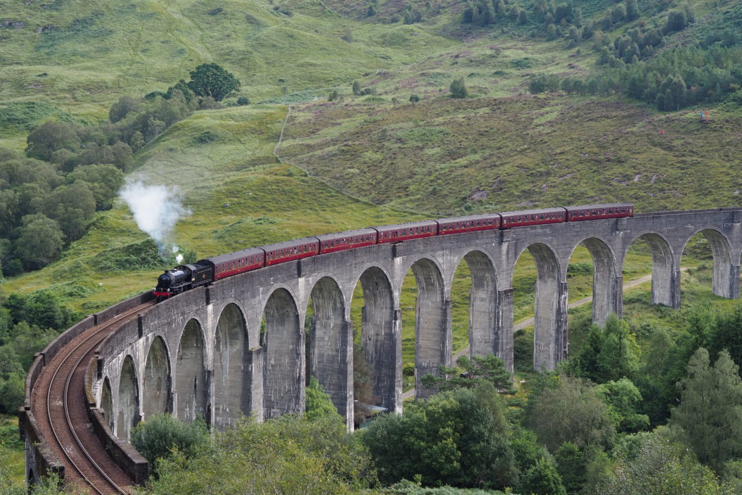 Treno di Harry Potter in Scozia