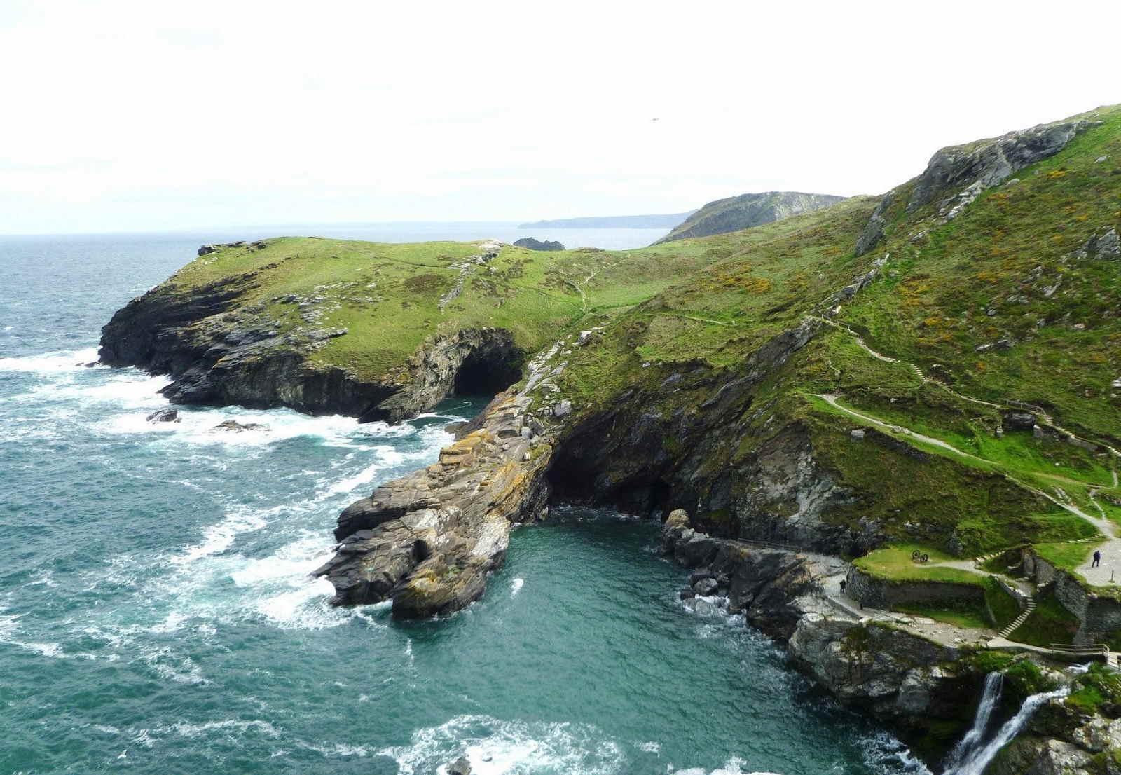 Itinerario in Cornovaglia con bambini Tintagel Castle il castello di Re Artù