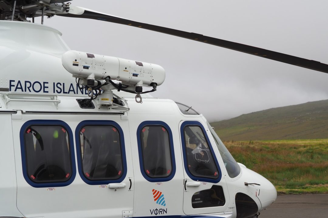 Isole Faroe in elicottero