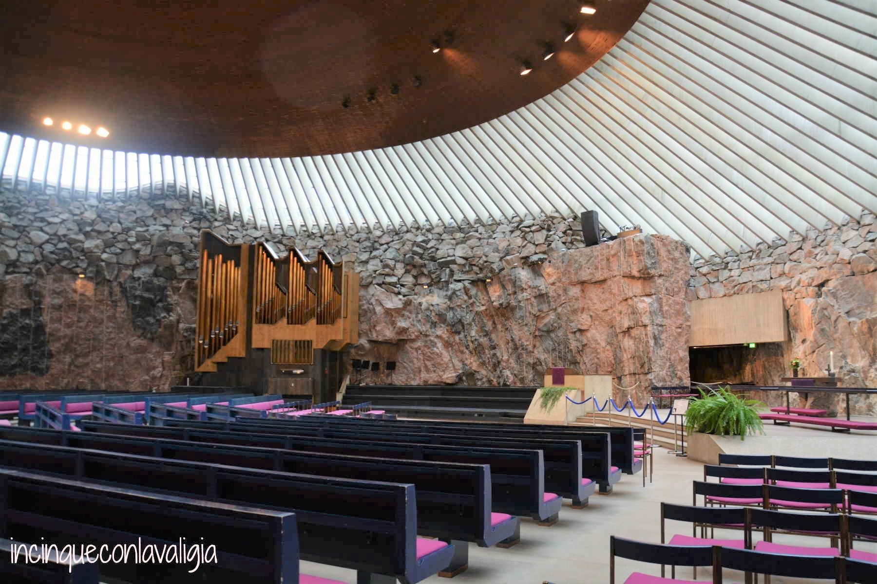 Tamppeliaunkion kirkko la chiesa nella roccia di Helsinki Tamppeliaunkion kirkko a Helsinki