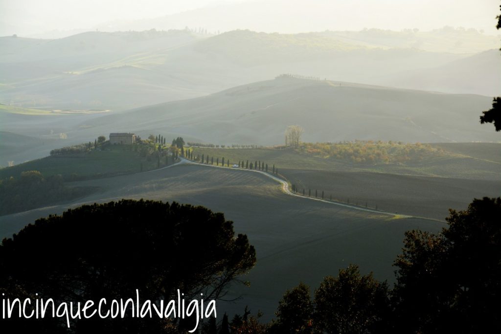 Paesaggi scenografici Val d'Orcia