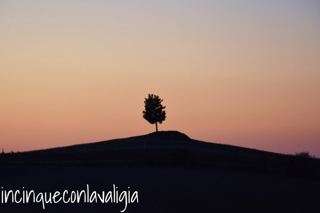 Tramonto in Val d'Orcia
