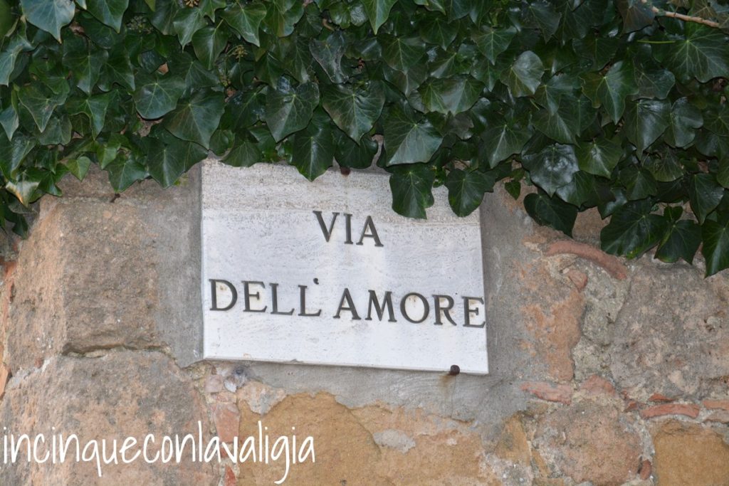 Via dell'amore a Pienza