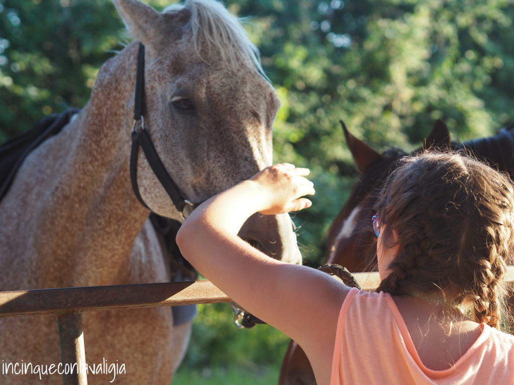 A cavallo in Toscana con bambini