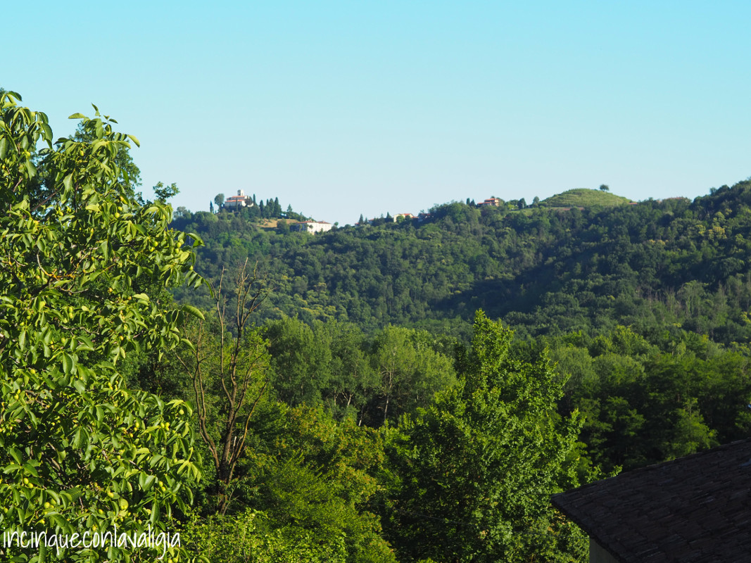 Montevecchia sullo sfondo Montevecchia