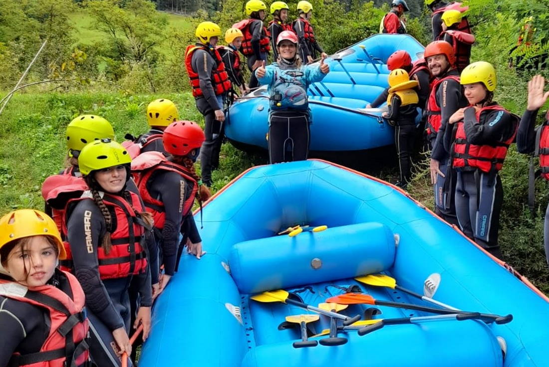 Esperienza di rafting per famiglie Rafting per famiglie
