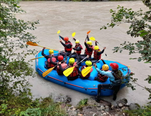 Rafting con bambini San Sigismondo