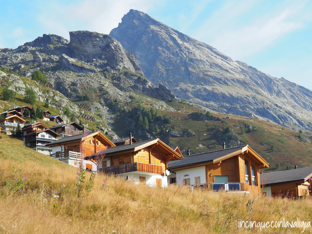 Le baite sulla Lauchernalp Le baite sull'alpe