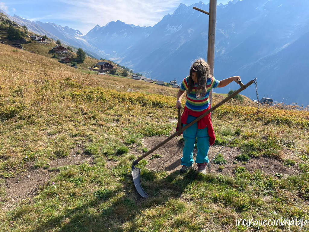 La falce di legno Sentiero avventura Svizzera