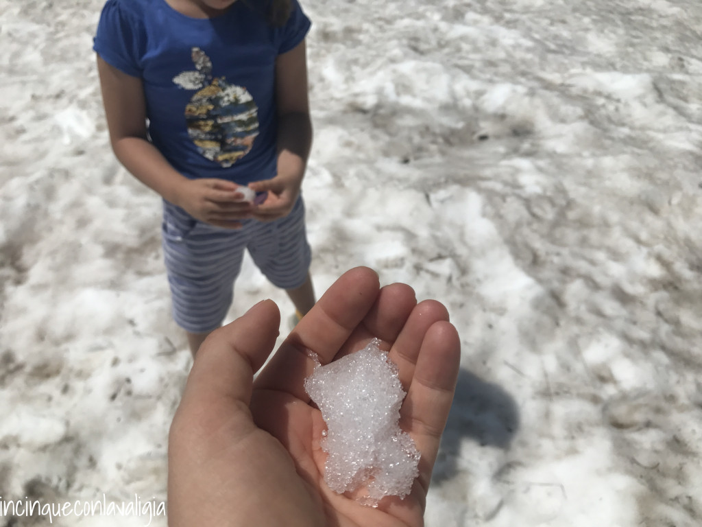 La neve in estate