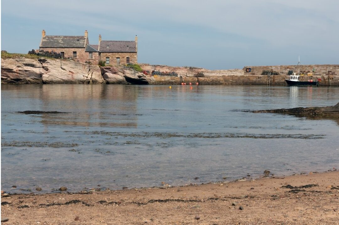 Cove Harbour villaggio di pescatori vicino a Edimburgo