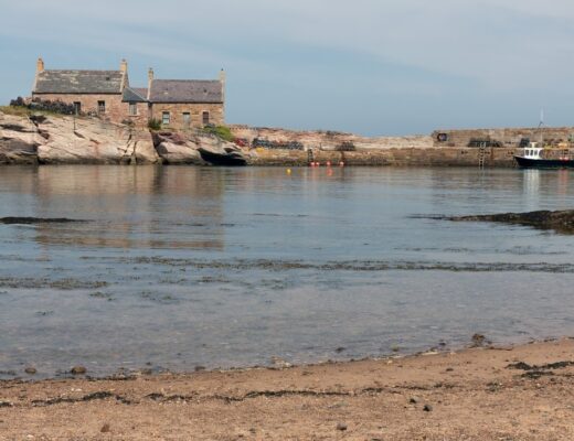 Cove Harbour villaggio di pescatori vicino a Edimburgo