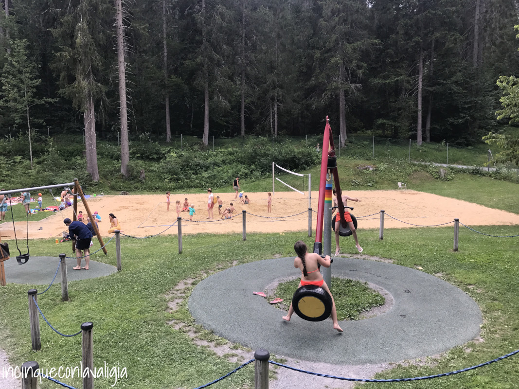 Parco giochi al Lago di Cauma Parco giochi al Lago di Cauma