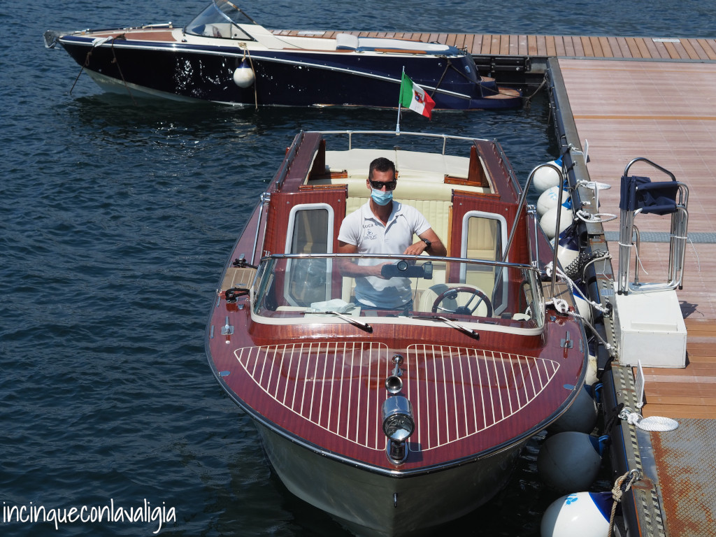 La barca di Taxi Boat Varenna