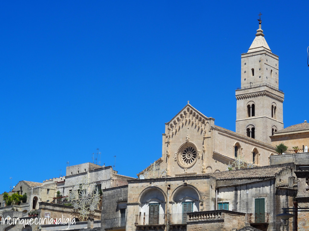 Cattedrale Matera con il rosone Cattedrale Matera