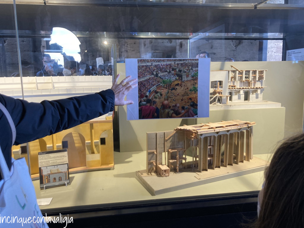 Interno del Colosseo, visita guidata Visitare il Colosseo con bimbi
