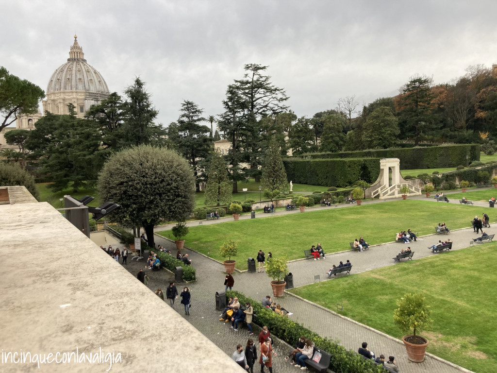 Visita ai giardini vaticani