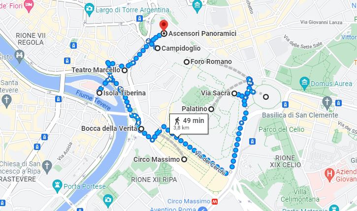 Itinerario a Roma con bambini primo giorno