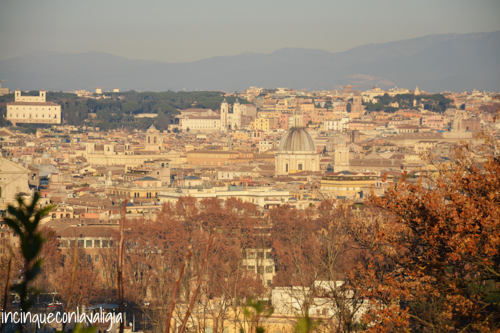 Panorama dal Gianicolo Roma con bambini Roma con bambini panorama dal Gianicolo