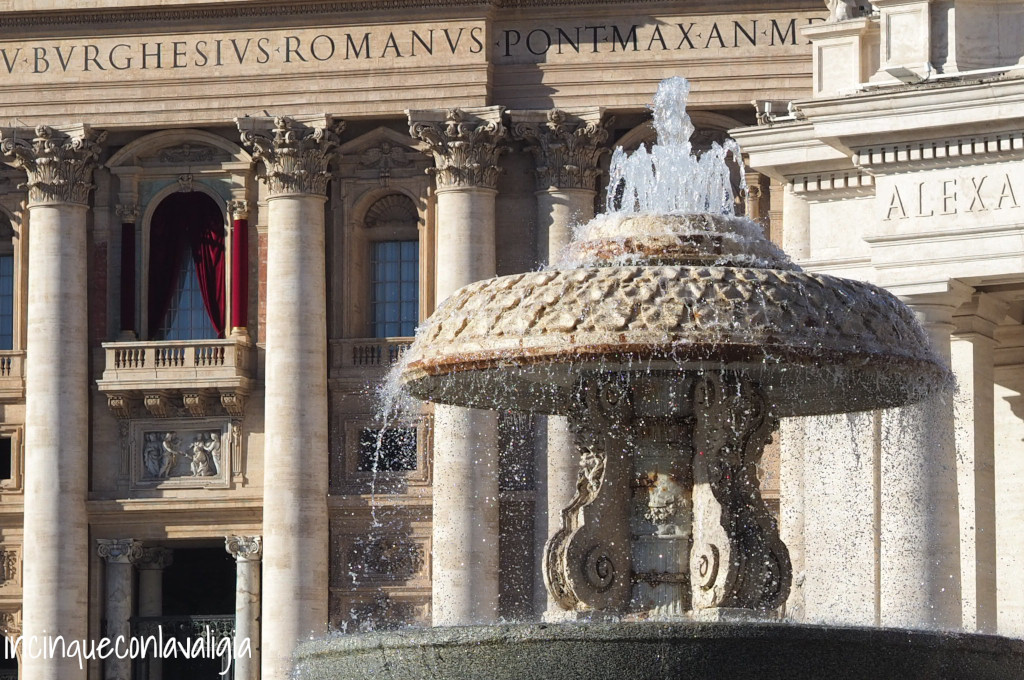 San Pietro facciata e fontana