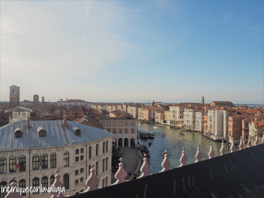 Vista panoramica dalla terrazza Fondaco dei Tedeschi
