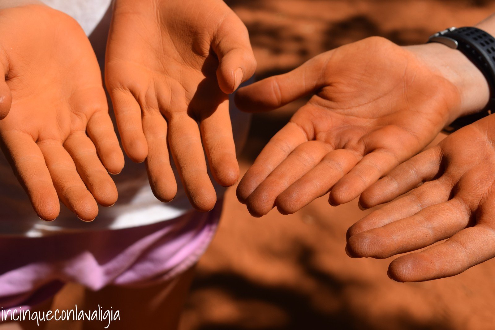 Le ocre di Roussillon Sentier des Ocres Provenza con bambini