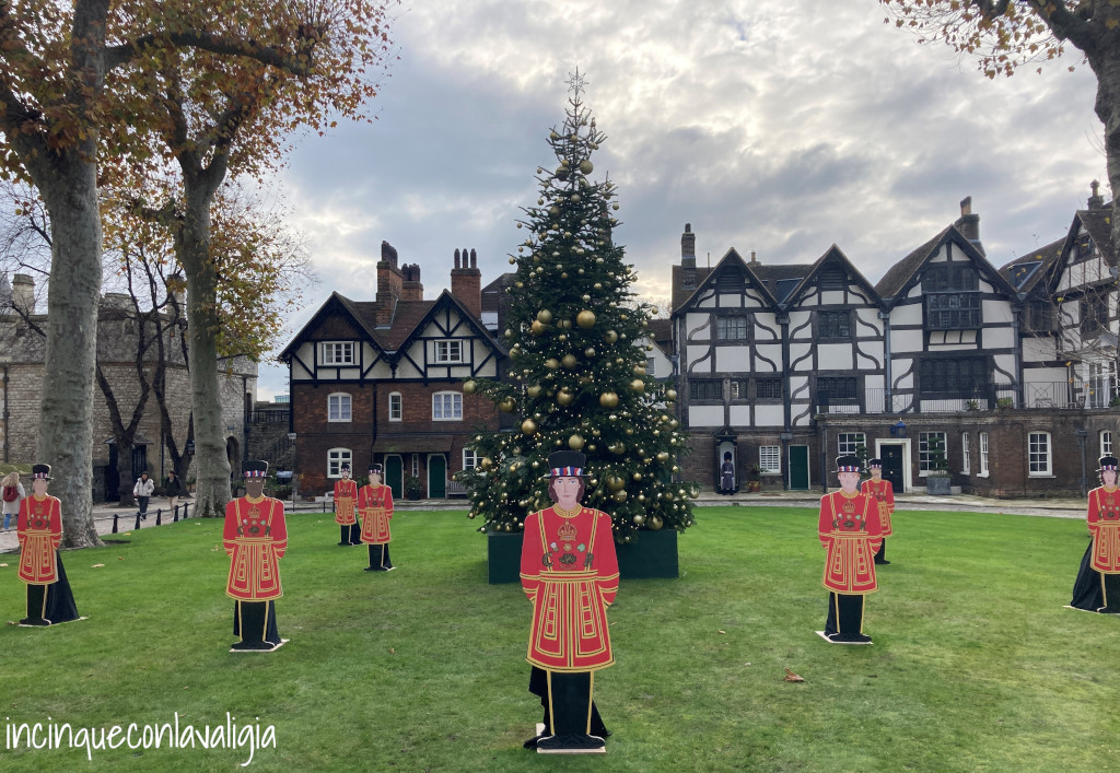 Torre di Londra a Natale