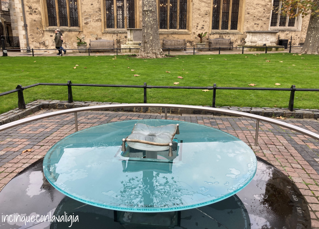 Il punto in cui avvenivano le esecuzioni all'interno della Torre di Londra Esecuzioni nella Torre di Londra