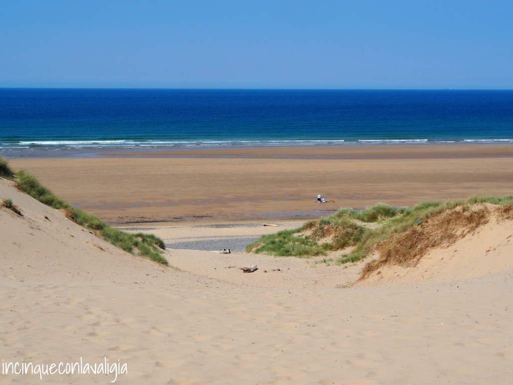 Dune di sabbia Freshwater West in Galles