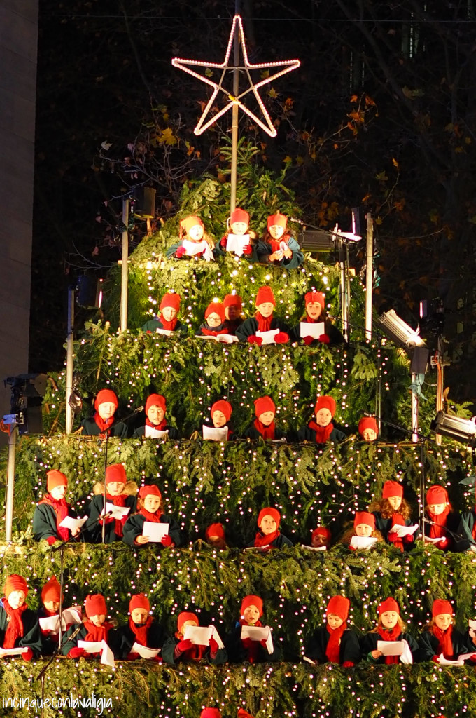 Mercatino di Natale di Zurigo con bambini