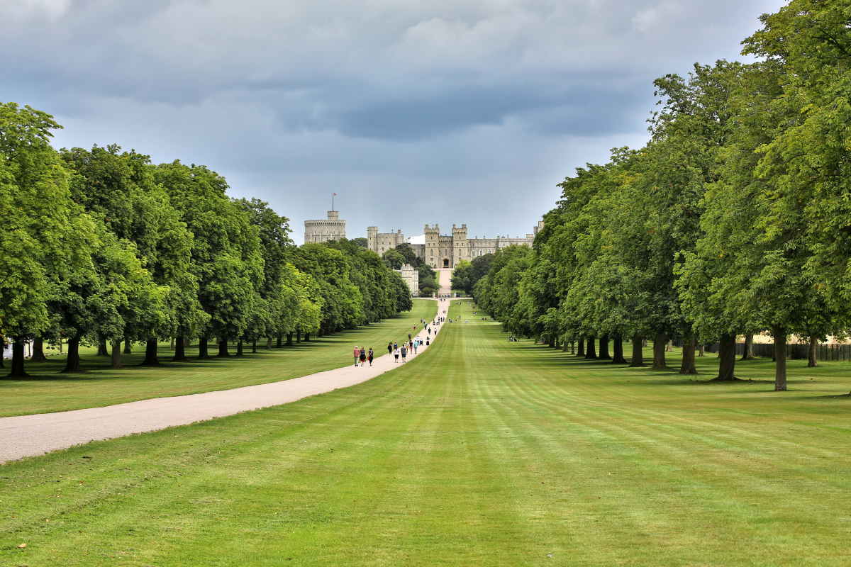 Castello di Windsor The long way