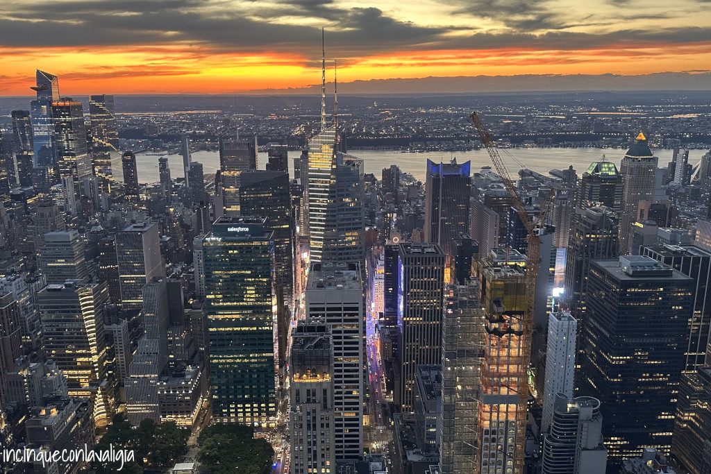 New York al tramonto