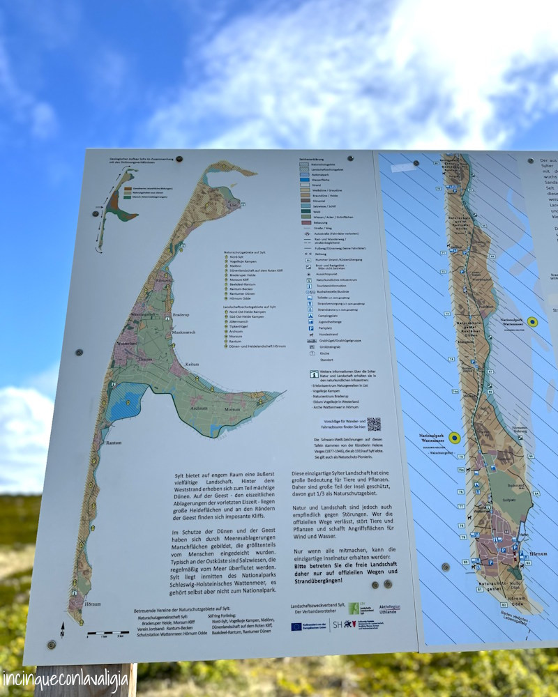 Mappa isola di Sylt